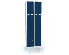 Cloakroom locker Z-shaped doors ALSIN with feet 1920 x 600 x 500